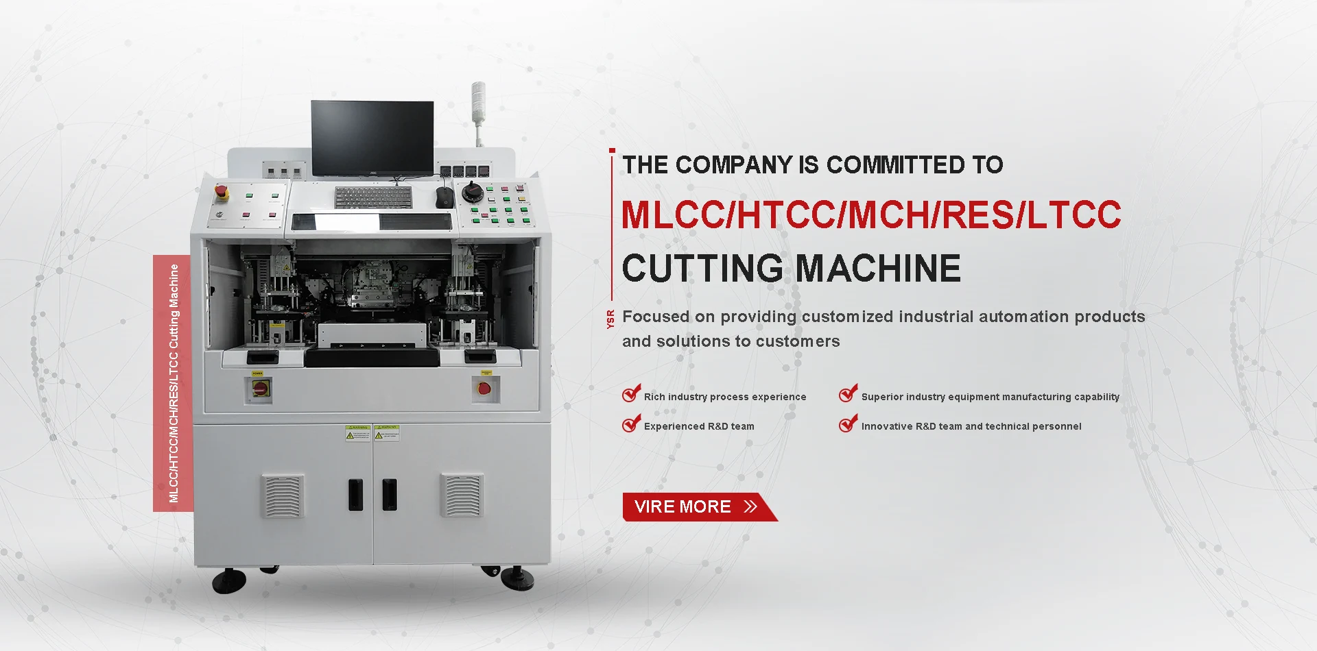 MLCC/HTCC/MCH/RES/LTCC -snijmachine